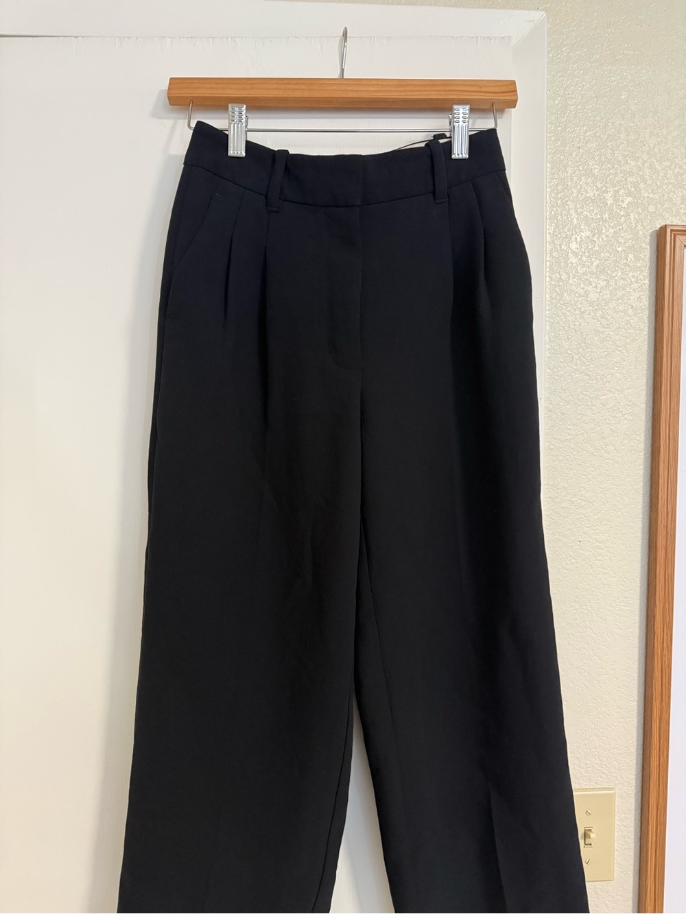 Wilfred Black Wide-Leg Trousers